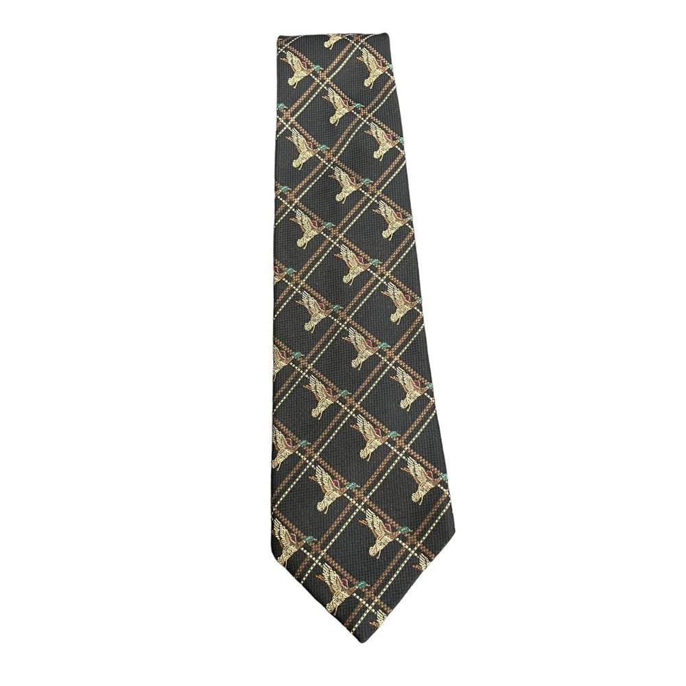 Robert Talbott Duck Pattern Neck Tie
